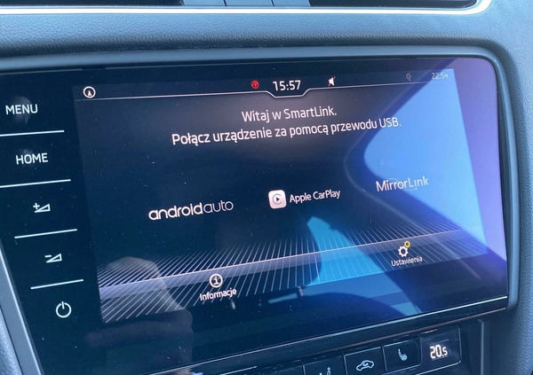 Skoda Octavia cena 74900 przebieg: 108541, rok produkcji 2020 z Choroszcz małe 497